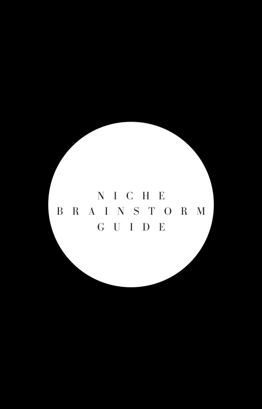 FREE Niche/ Digital Product Brainstorm Guide